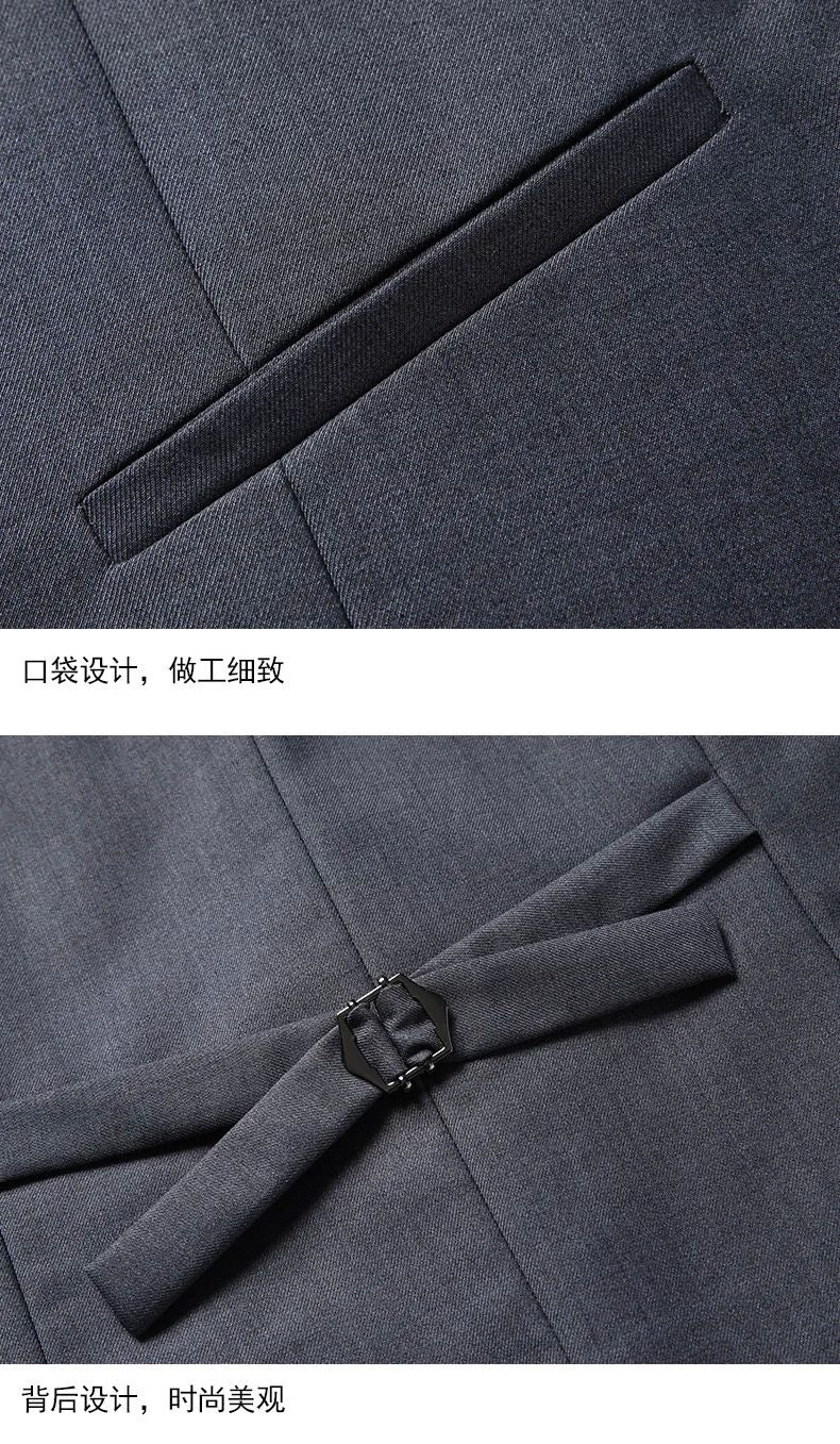 Suit Boutique Men's Fashion Business (Blazer+ Vest + Trousers) Gentleman's Wedding Casual Professional Formal Suit 3 Piece M-6XL