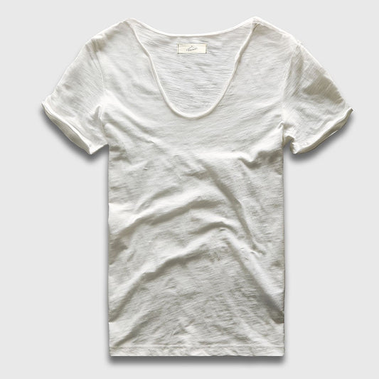 Zecmos Brand Men T-Shirt Plain Hip Hop Fashion Casual V Neck T Shirt Best Seller for Men Short Sleeve Man Top Tees