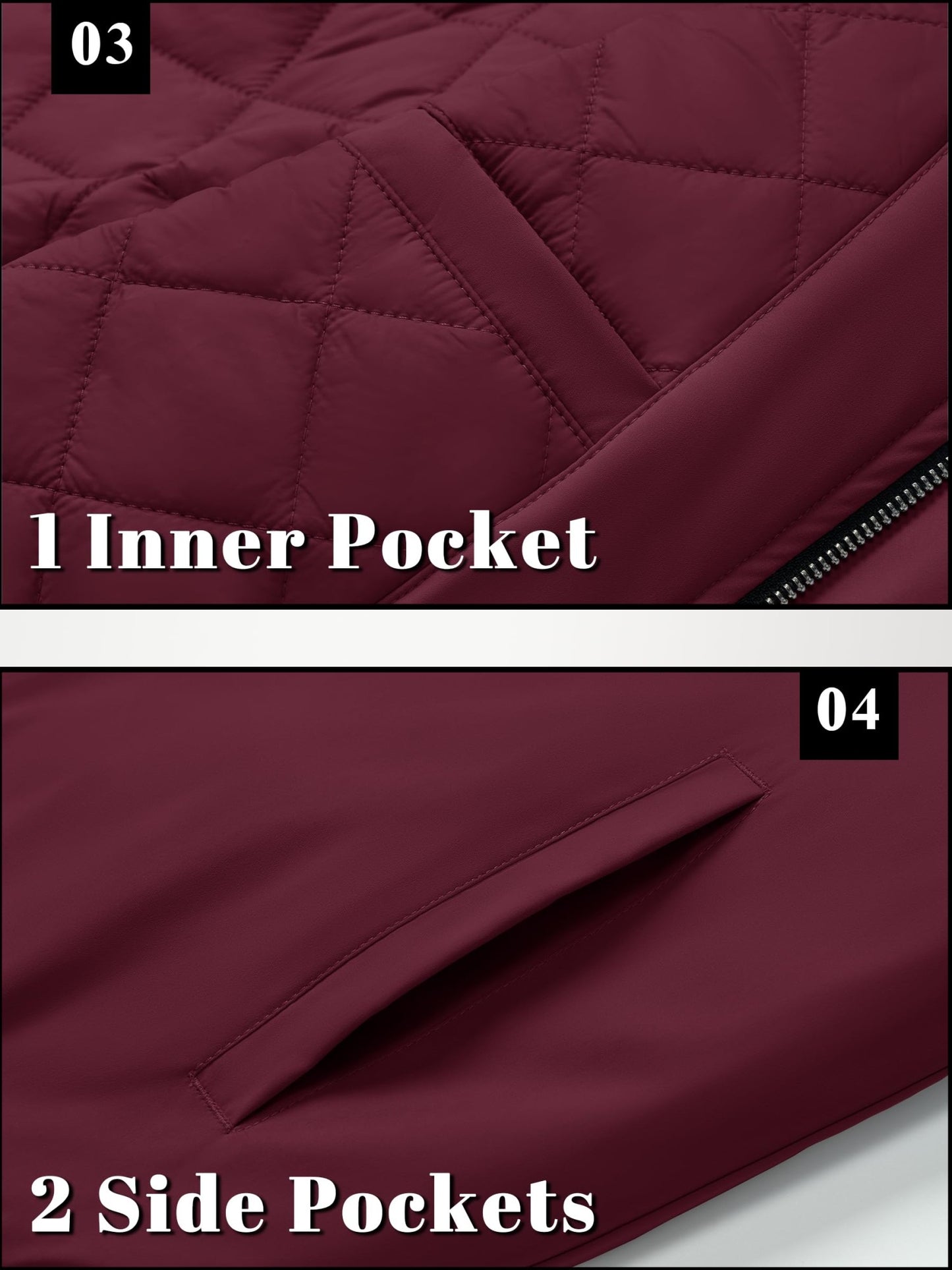 TACVASEN Winter Bomber Jackets Mens Padding Thick Warm Pilot Jacket Outdoor Windproof Waterproof Hiking jacket Windbreaker