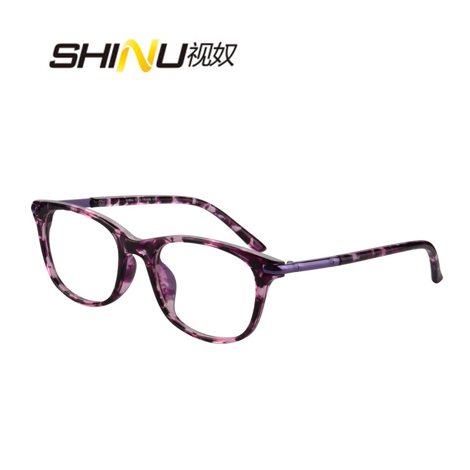 SHINU custom Women progressive multifocal reading glasses round eyeglasses minus sight glasses for women original tr90 glasses