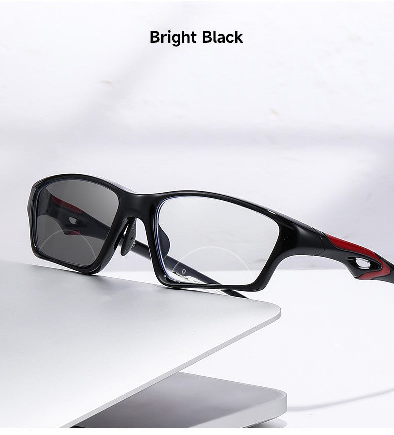 Sports Bifocal Reading Glasses Man Photochromic Anti-blue Light +1.0 To +4.0 TR90 Frame Eyeglasses High Quality Eyewear Readers