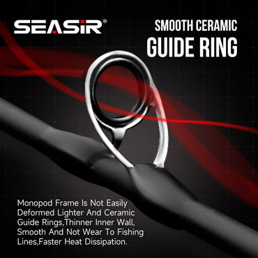Seasir Zero 43g Fishing Rod BFS Ultralight Carbon Fiber 1.53M UL Lure Weight 1.5-6G 2 Sections Stream River Fishing Rods