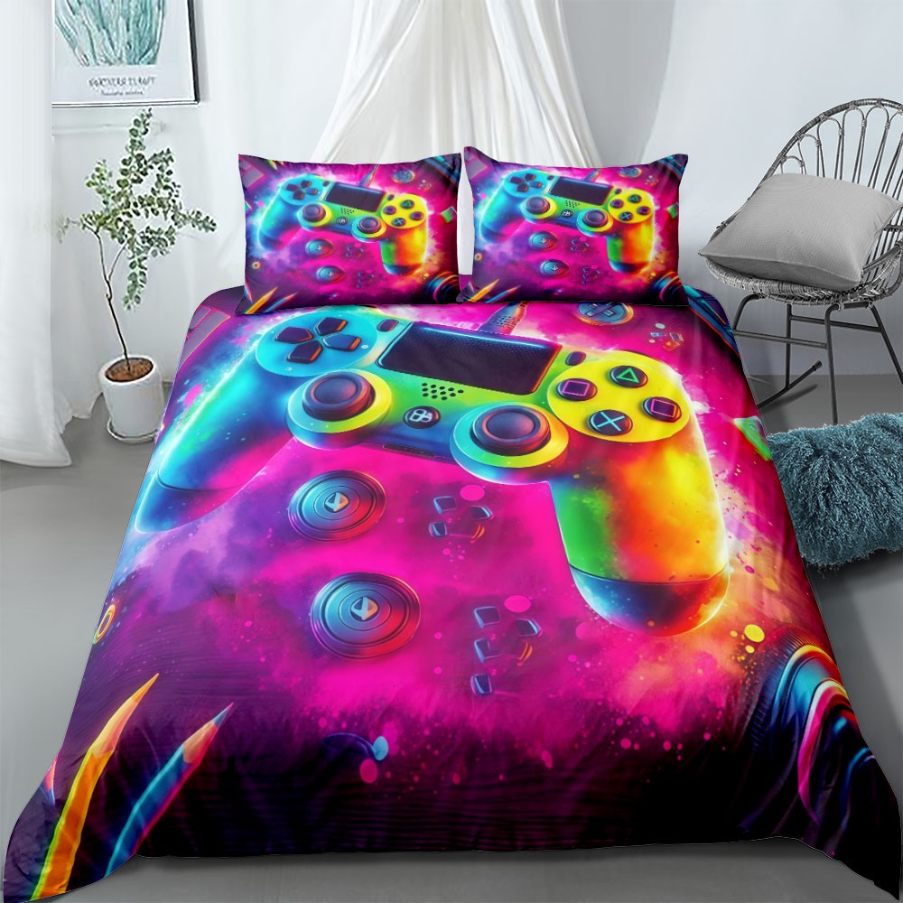 European Big Truck Duvet Cover Set EU Single Double King US Twin Full Queen Size Bed Linen Set