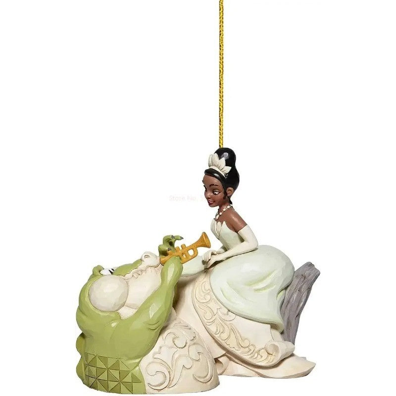 Decoração de Árvore de Natal, Arranjo de Festa de Fim de Ano, Artesanato Infantil de Natal, Brinquedo Infantil de Venda Quente Boneca Princesa Disney Pingente Ornamento Presente