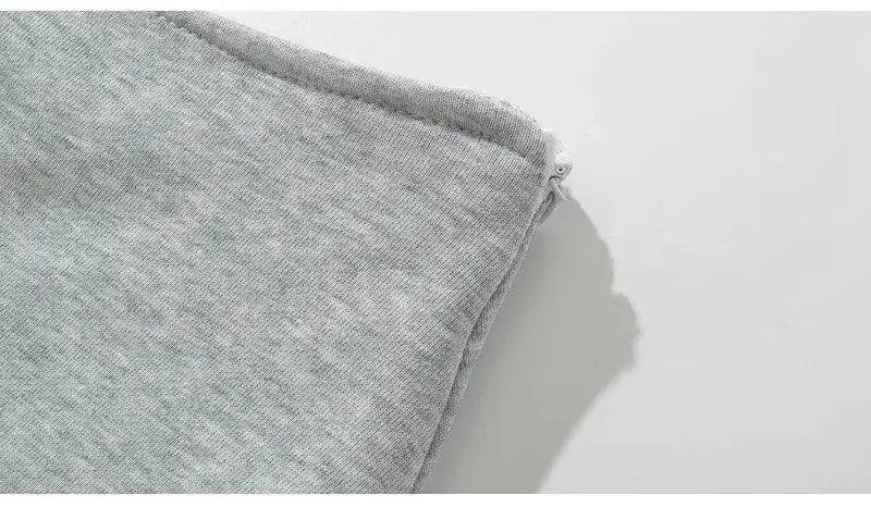 Mooyufon Fabric Y2K Mini Skirt Women Low Waist Wide Pleat Light Grey Sexy Vintag