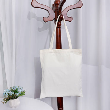 3 Tamanhos Cor Pura Grande Capacidade Sacola de Compras Ecobag de Algodão Reutilizável para Mulheres Homens Linho Simples Armazenamento Bolsa de Mão Presentes