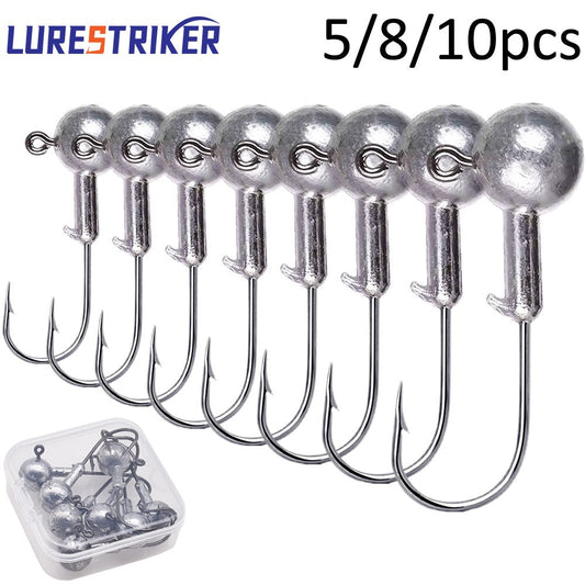 Embalagem Lurestiker Box 1g 2g 3g 4g 8g 10g 12g 14g 18g 20g 25g 28g anzol jig head para iscas soft lure e minhocas