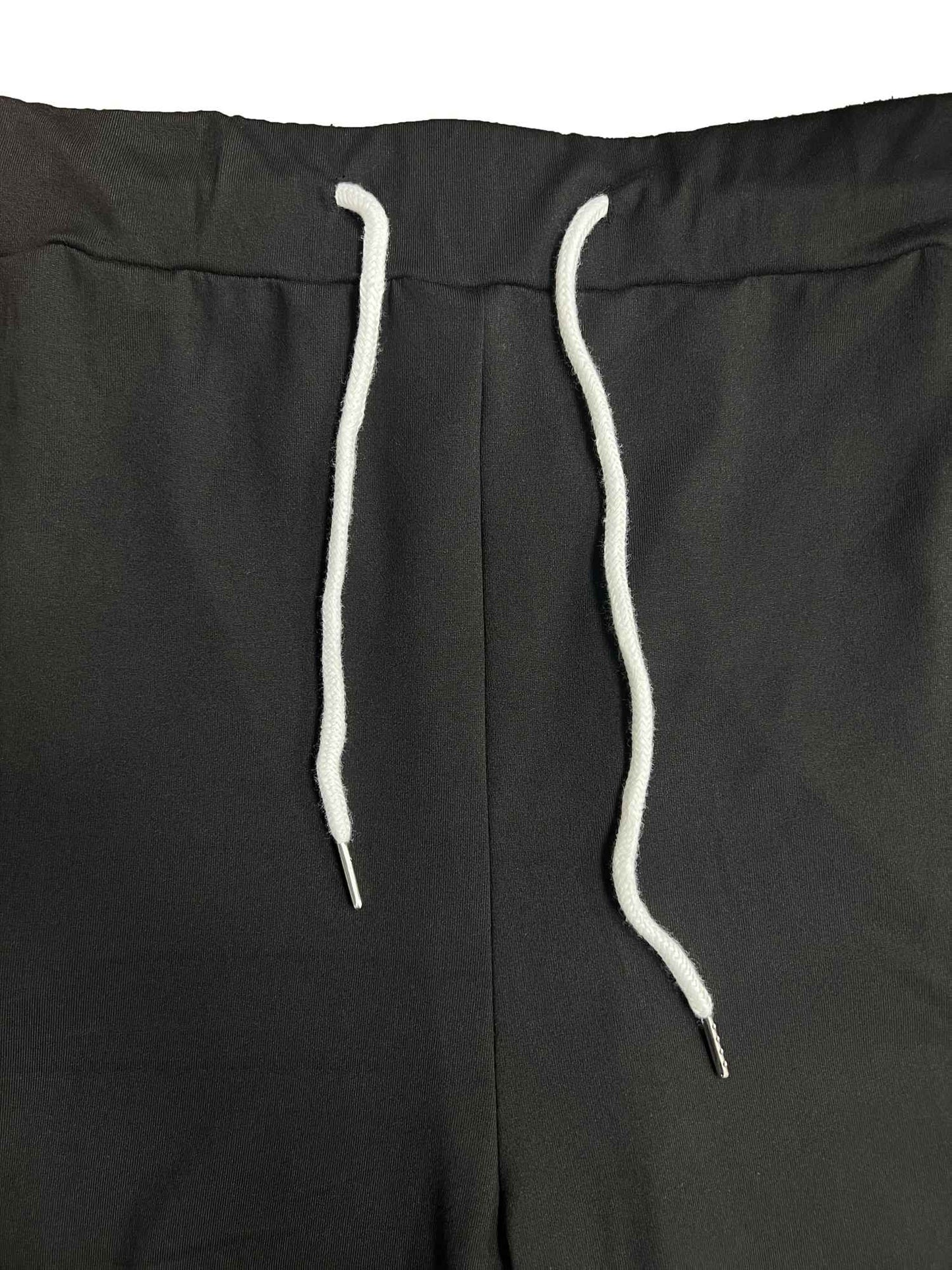 Plus size European and American cross-border  autumn and winter new casual solid color pocket leggings