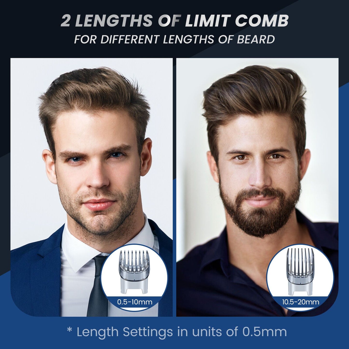 SEJOY 3 In 1 Man Shaver Electric Razor Rechargeable Triple Blade Trimmer Beard Floating Head Waterproof Hair Shaving Machine