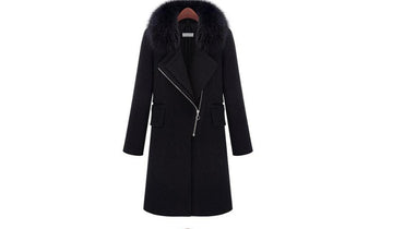 2024 New Winter Fur Collars Cashmere Coat Long With Thick Wool Cloth Coat Of Cultivate One'S Morality Women Clothing Plus Size