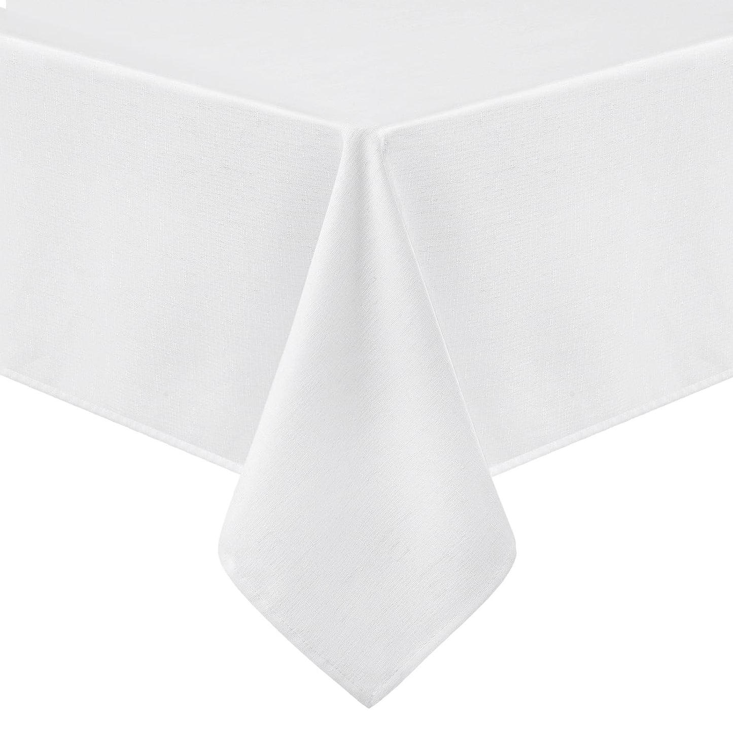 Homaxy Restuarant Rectangle Linen Tablecloths Waterproof Wipeable Fabric Table cloths Kitchen Dining Dirt-Repellent Table Covers