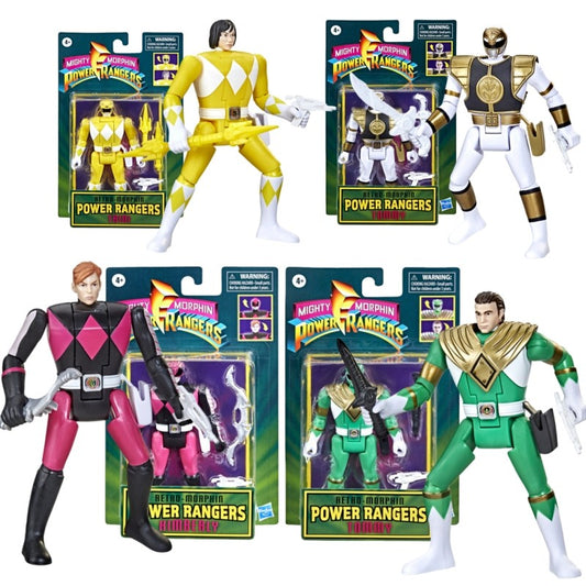 Mighty Morphin PowerRangers Re-Ignition Auto-MorphinBlack Ranger Red Ranger GoldarPutty Patroller Rita Repulsa Action Figure Dol