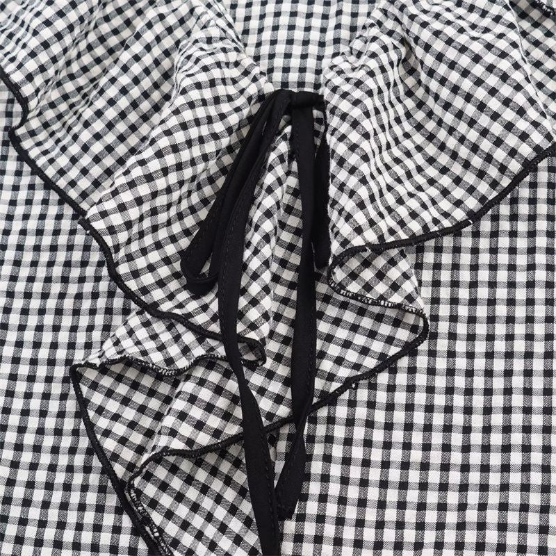 Women's Shirt Fall 2025 New Red Check Long Sleeve Stacked Decoration Pastoral Collegiate Shirt Casual Fashion Lively Personality