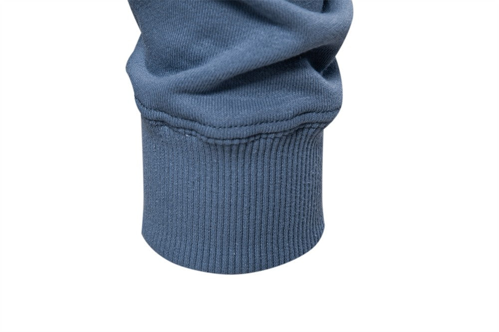 AIOPESON Cotton-blend Mens Crew Neck Solid Color Sweatshirts Pullover Casual Sport Sweatshirt for Men