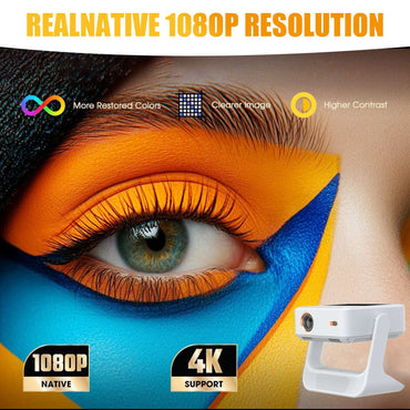 Aepuosem A2pro Android Projector - 4K/1080P, Dual Screen, Touch Control, Home Cinema, Gaming & Singing