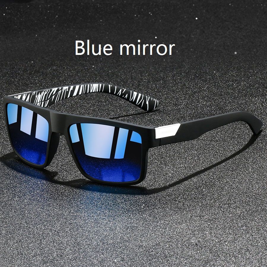 4 PCS Fashion Vintage Square Sunglasses Men Fishing Driving Man Luxury Brand Designer Sun Glasses Anti-Glare Retro Eyewear UV400
