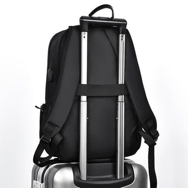 Men's Casual Large Capacity Travel Charging Backpack Lightweight Waterproof Computer Backpack Student School Bag Unisex