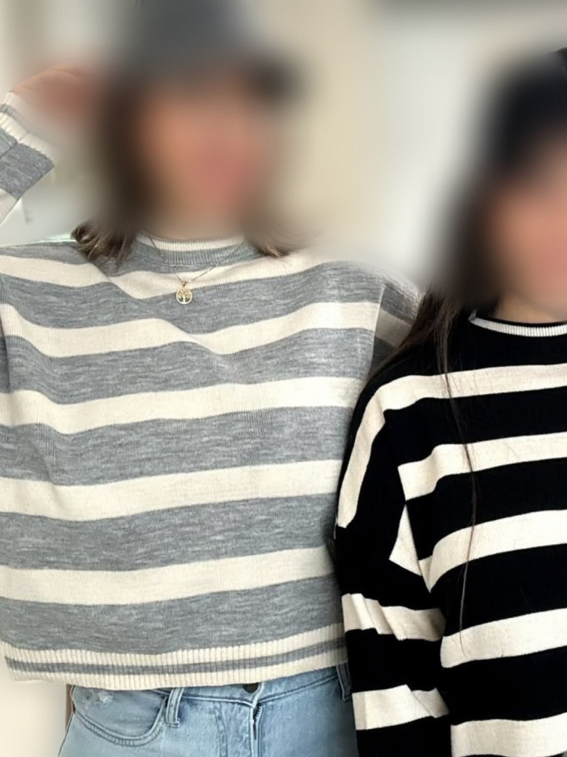 High Street Fashion Clothing New Style Fashion Striped Casual Long Sleeve Sweater Men Harajuku Y2K Warm Embroidered Long Sleeve