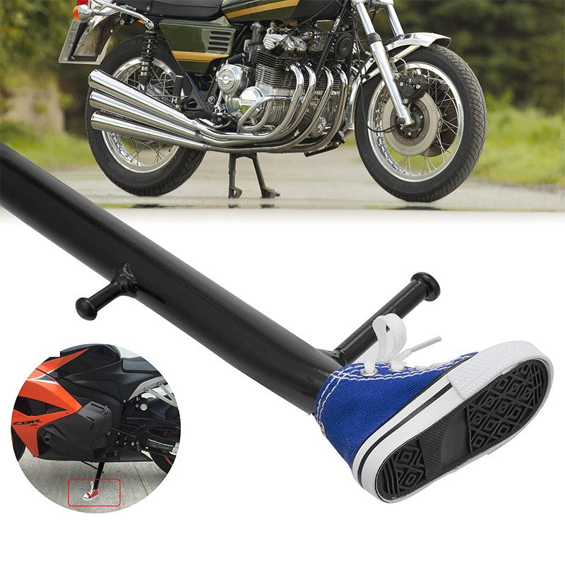 Patinho Engraçado de Apoio Lateral de Moto Mini Sapato Bicicleta Suporte de Pé Moto Cavalete 7,5cm Acessórios de Brinquedo