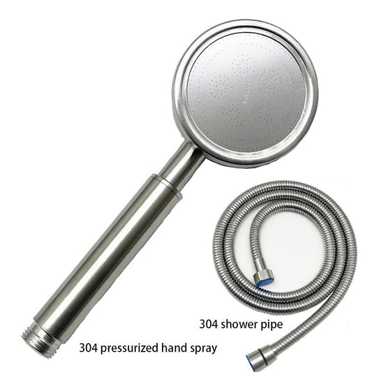 Stainless Steel Shower Head Set 304, Showering And Bathing Handheld High-pressure Shower Head Set For Home Use, Bathroom Accesso