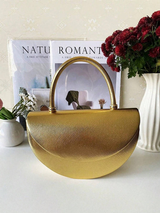 2024 New Fashion Simple Elegant Clutch - Chain Shoulder Bag, Light Luxury Gift for Girlfriend's Birthday