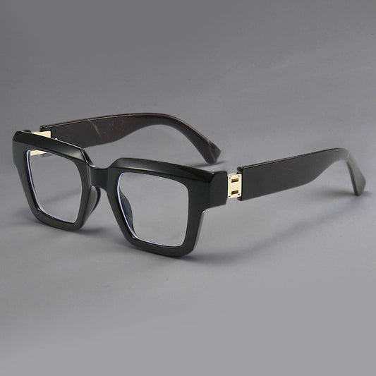 Men Oversized Marbling Reading Computer Glasses for Presbyopia Anti Blue Light Lens Eyewear Frame 0+0.5+0.75+1.0+1.25+1.5+1.75+2