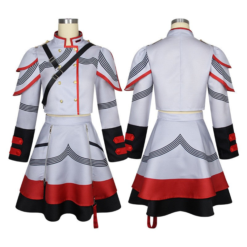 Anime Wholesale Kasane Teto Cosplay Costume Anime Vtuber Cosplay Dress Halloween Party Women Performance Suit for Kasane Teto