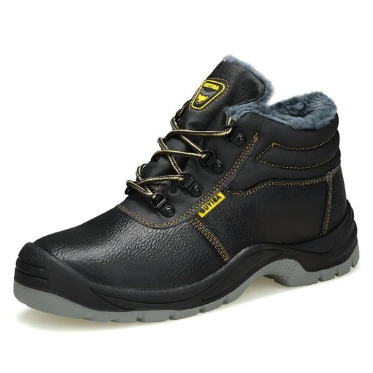 High Quality Safety Shoes for Men Woman Autumn Winter Thickened Warm Boots Woman Sneakers Anti-smashing Steel Toe Cap Puncture