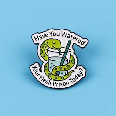 MEMENTO MORI Lapel Pins for Backpack Enamel Pin Cool Men Women Brooch for Clothes Briefcase Badges Jewelry Accessories