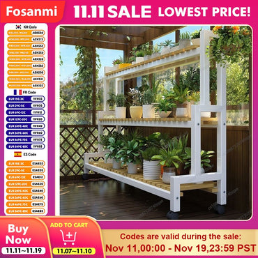 Floor-standing Plant Stand, Flower Stand, Flower Shelf, Planter Rack, Storage Organizer, Display Garden, Balcony, 2, 3, 4Tier