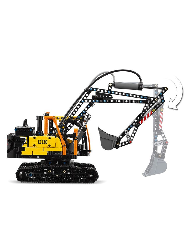 LEGO 42175 Série Grupo Mecânico Caminhão Volvo FMX e Escavadeira Green Power EC230 Brinquedo de Blocos de Montar