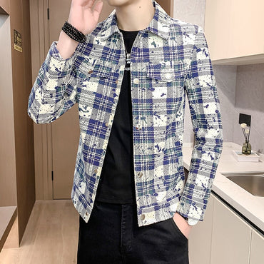 Winter Short Wool Blends Jackets Men's Brand Casual Business Trench Coat Thickened Warm Social Streetwear Overcoat