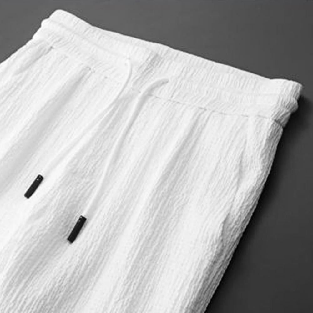 Men Two piece Suit Striped Pleated Men Pants Set Pleated Drawstring Loose Lapel Pockets Thin Formal Business Men Set