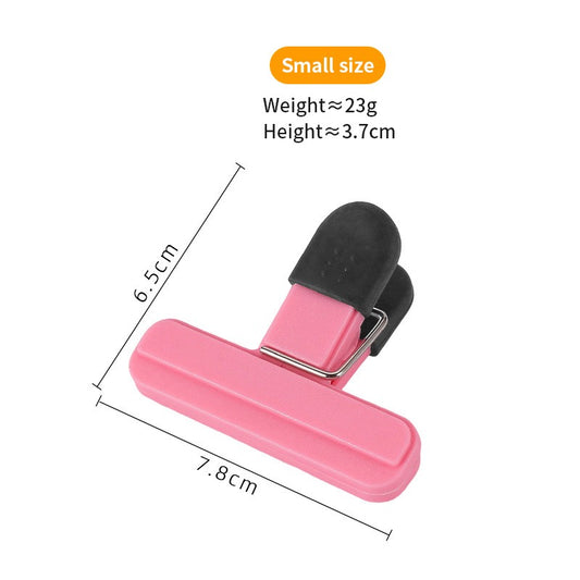 2pcs Portable Sealing Clips for Food Bags Plastic Kitchen Tool Keep Coffee/Bread/Chips/Snacks Fresh