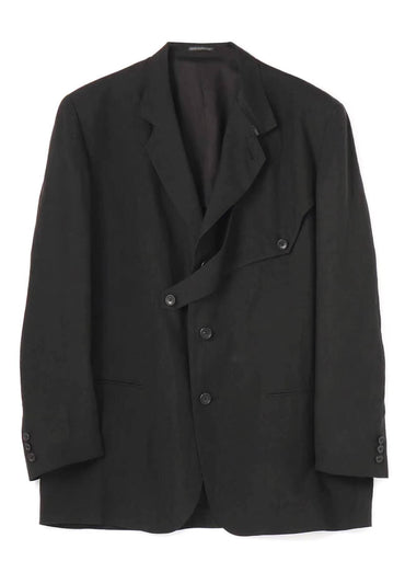 WVGA Spring Autumn New Man Tide Yamamoto Trendy Linen Blazer Niche Chic Casual Turn-Down Collar Long Sleeve Suit Coat Ins W13673