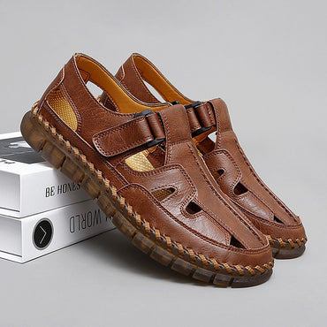 Handmade Men's Shoes Outdoor Shoe Men Casual Men Shoes Breathable Suede Leather Shoe Anti-Skid Walking Shoe Hot Sale Footwear