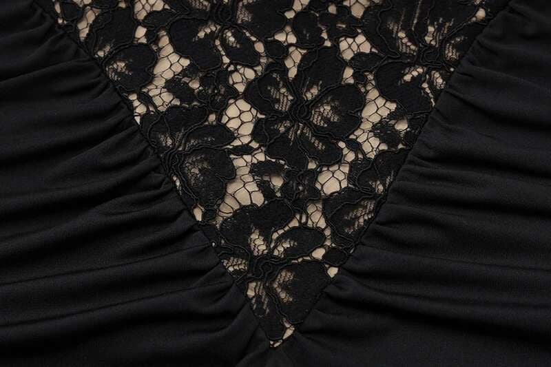 Mozision Lace Halter Backless Sexy Maxi Dress For Women Black Off-shoulder Strap