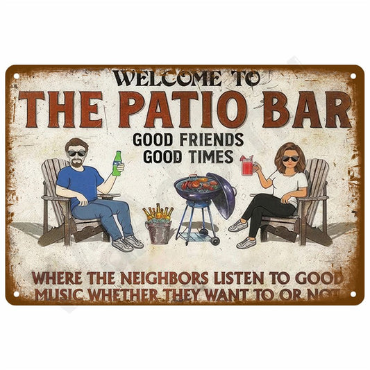 Vintage Metal Plate Tin Sign Plates Bar Retro Metal Sign Wall Art Mural Aesthetic Room Home Decor Items Poster Garage Decoration
