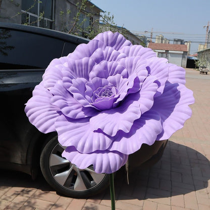 40/50cm Artificial Peony Wedding Party Decoration Large Flower Show Props Fake Flowers DIY Flower Background Wall Decoration