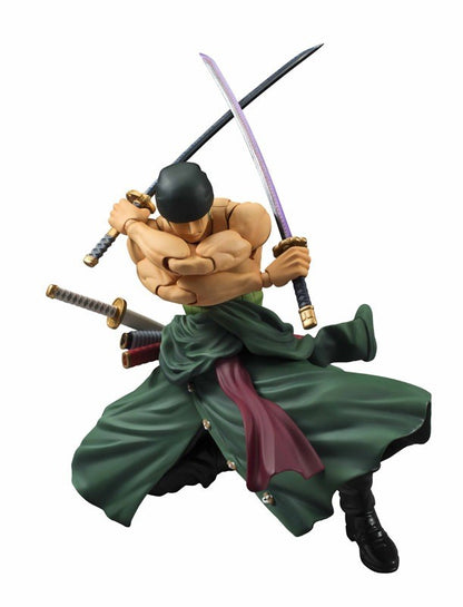 Anime One Piece 18cm BJD Roronoa Zoro Articulado PVC Action Figure Brinquedos Colecionáveis