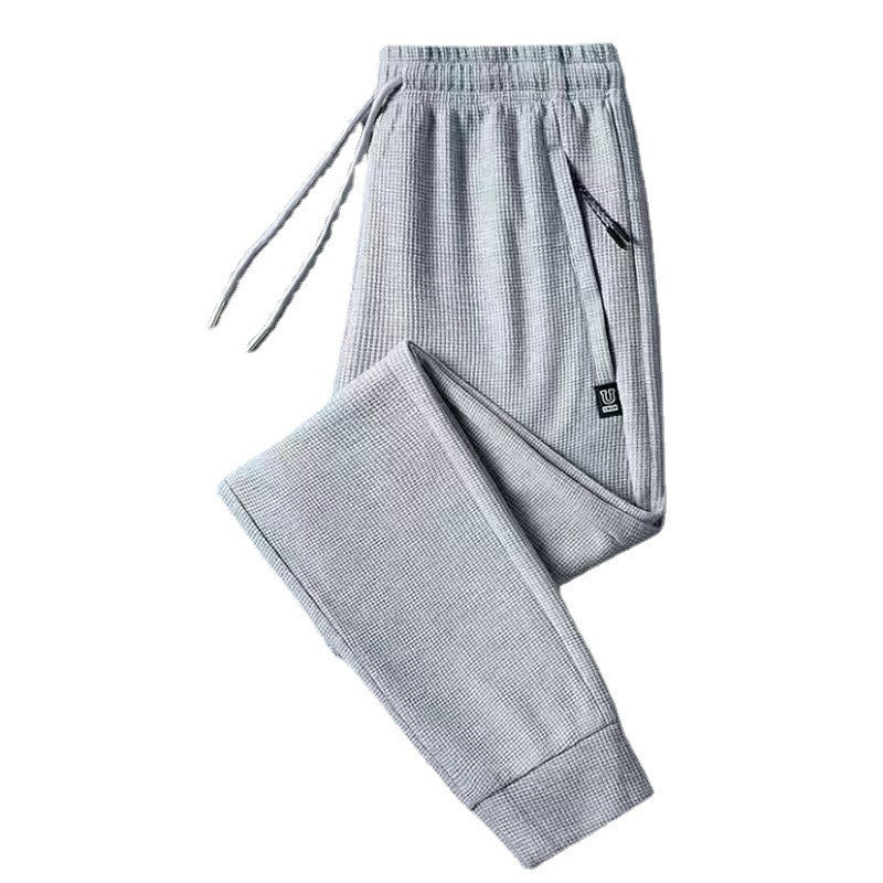 Winter Warm Lambswool Sweatpants Men's Plush Thicken Casual Joggers Trousers Male Fashion Loose Soft Waterproof Cargo Down Pants