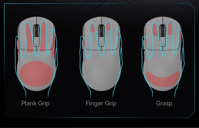 Mouse Gamer Sem Fio Attack Shark X3 49g Ultraleve Sensor PAW3395 26K DPI Tri-Mode Macro Programável RGB para PC/Mac