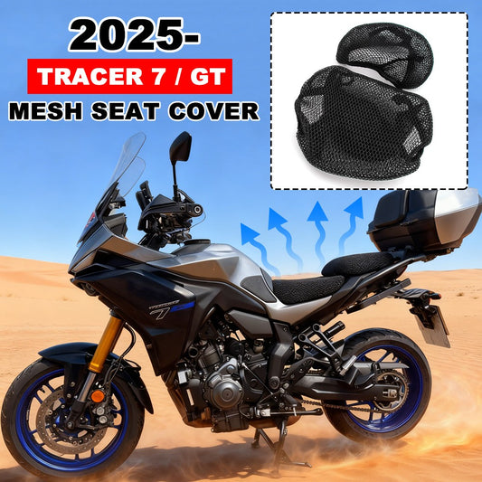 For Yamaha TRACER 7/7GT 3D Airflow Motorcycle Seat Cover Tracer 7/7GT Seat Cover 3D Honeycomb Mesh Protect Seat Cushion New 2025