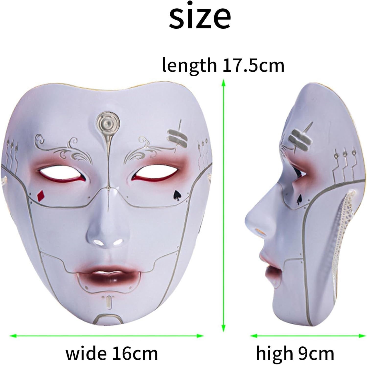Japanese Kabuki Kitsune Masks for Men Women Children Masquerade Costume Prop Chinese Style Cosplay Masks Halloween Themed Party