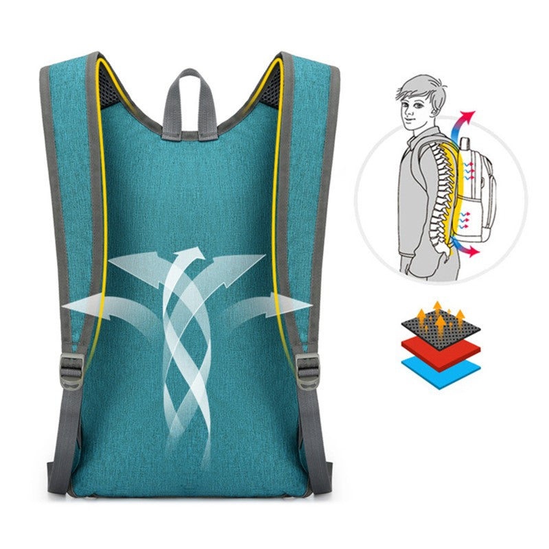 Mochila Dobrável para Acampamento Caminhada Ultraleve Dobrável Bolsa de Viagem Dia a Dia Mochila Esportiva para Montanhismo ao Ar Livre para Homens Mulheres