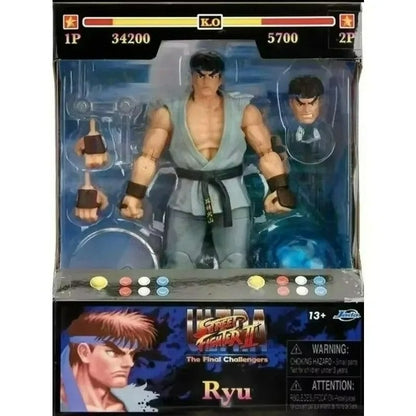 Em estoque Jada Toys Ultra Street Fighter II M.Bison Dhalsim Violent Ken RYU Guile 6" Boneco Colecionável Modelo Brinquedo Presente