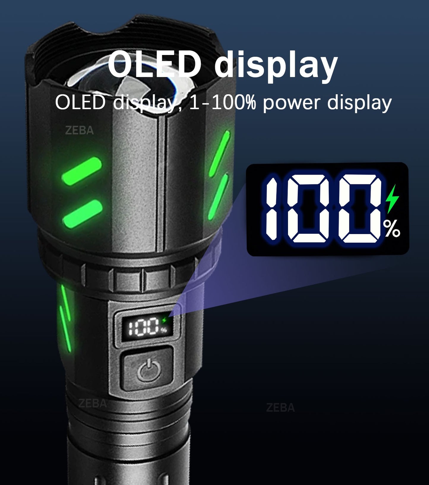Ultra Powerful Windproof Fire Starting Flashlight Rechargeable High Power Torch Focused Light Source Can Light A Flame Lantern