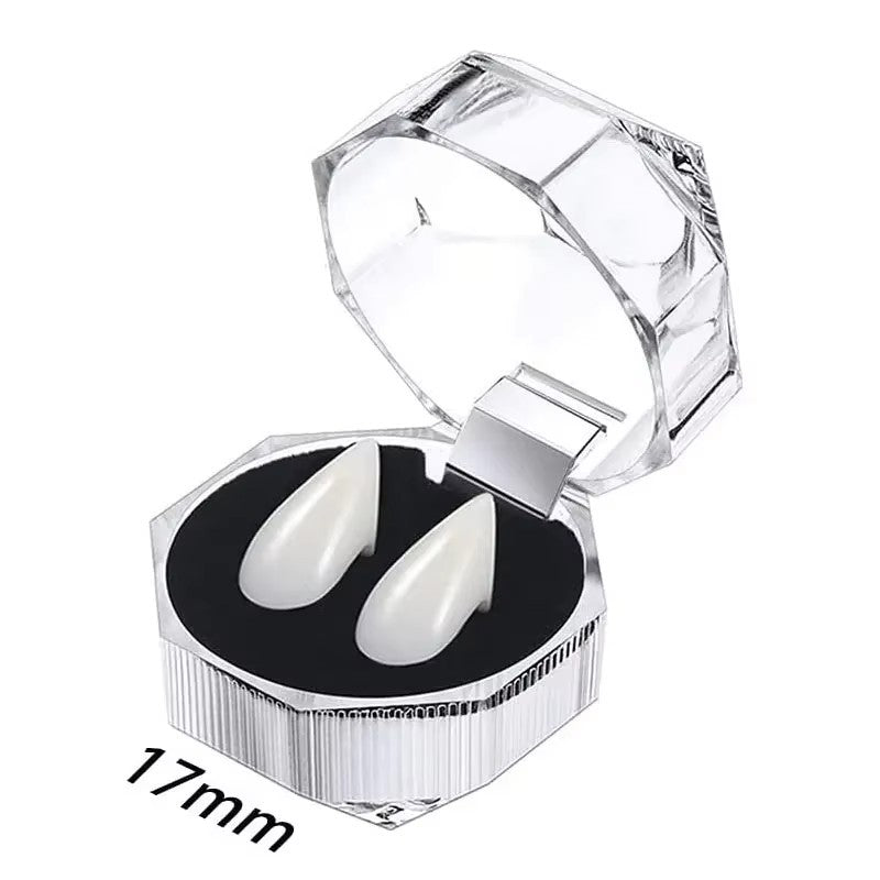 1-5pcs Vampire Teeth Fangs Dentures Props Halloween Costume Props False Teeth Solid Glue Denture Adhesive Halloween Party Decor