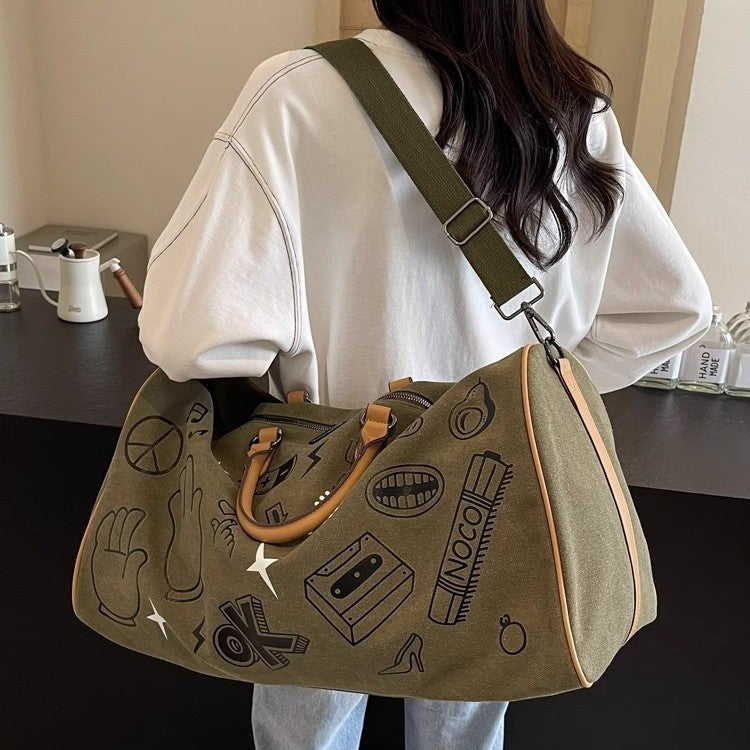 Oxford Travel Bag Handbags Large Capacity Carry On Luggage Bags Men Women Shoulder Outdoor Tote Weekend Waterproof Sport Gym Ba