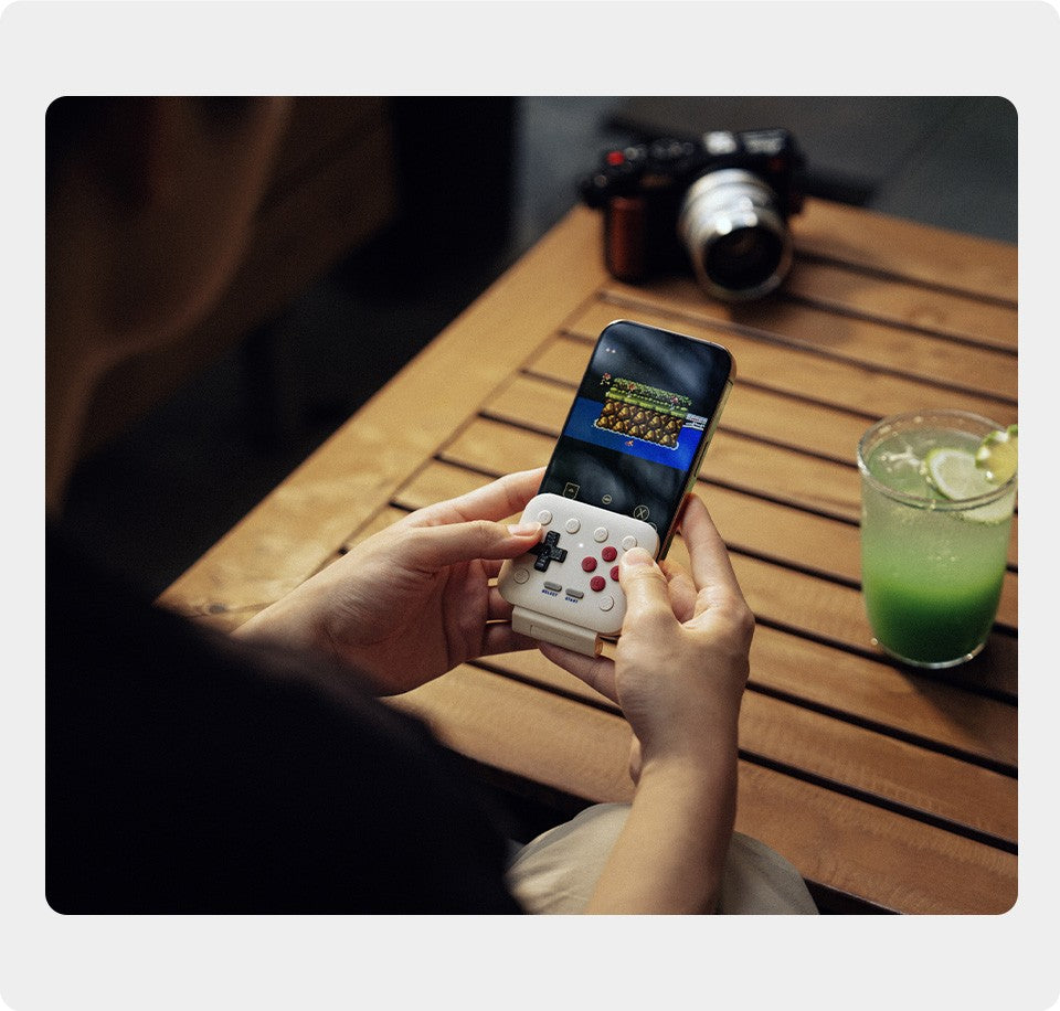 8BitDo FlipPad Mobile Gaming Controller for iPhone and Android, Flip-Style USB-C Gamepad for Vertical Mobile Gaming